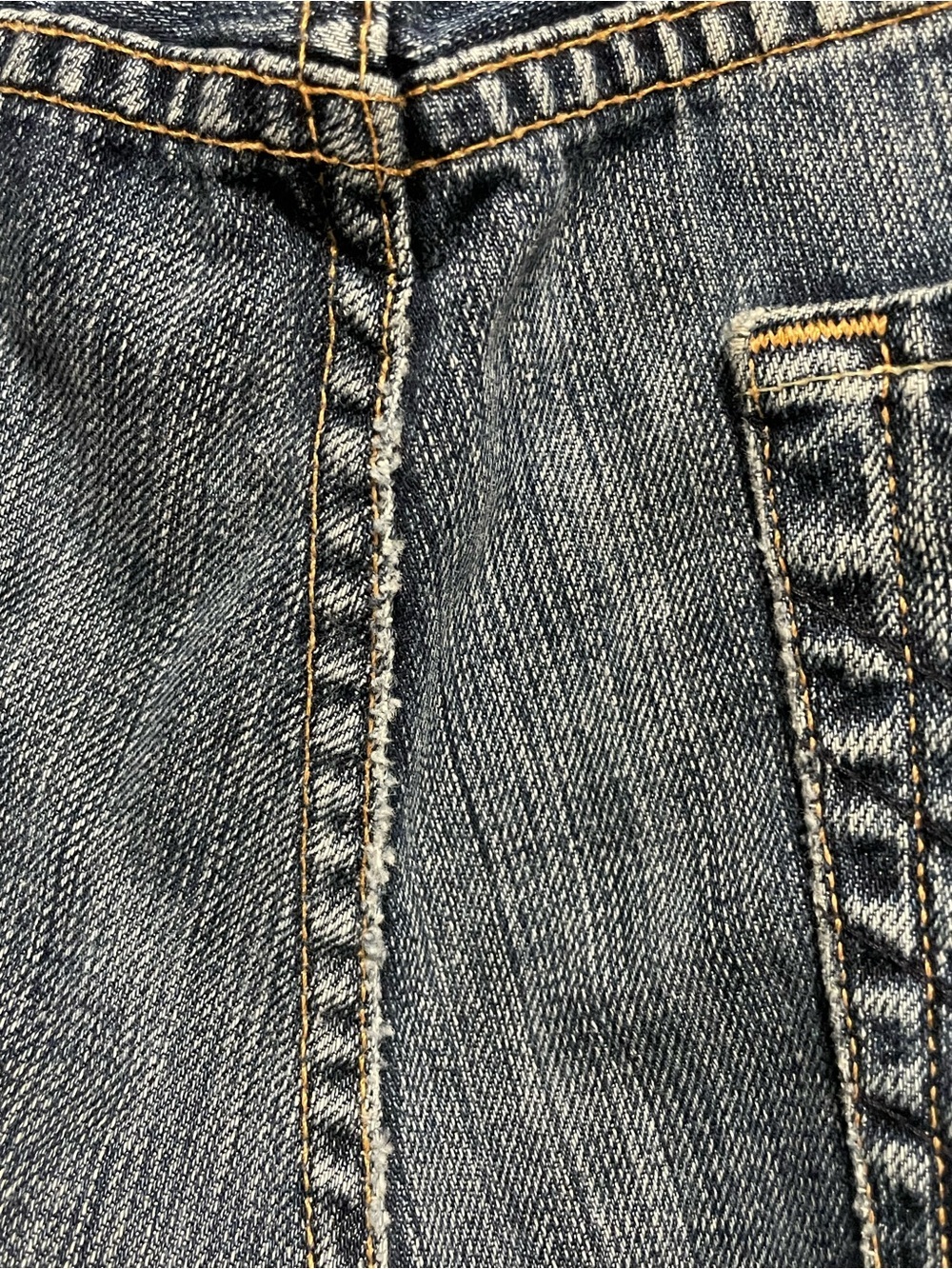 7 For All Mankind Dark Blue Wash Denim Jeans Women’s Size 33 - Picture 10 of 16